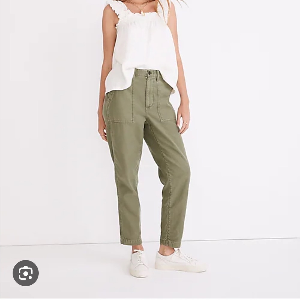 Madewell Griff pant army green